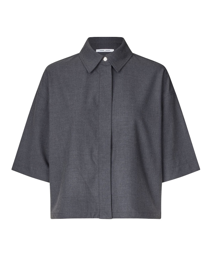 Dames blouse grijs