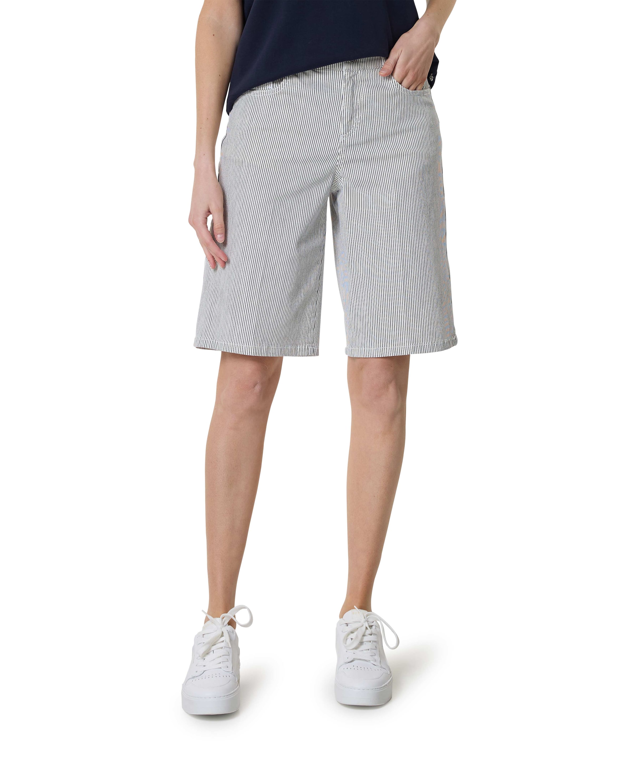Hose Short/Bermuda Feminine dames korte broek ecru