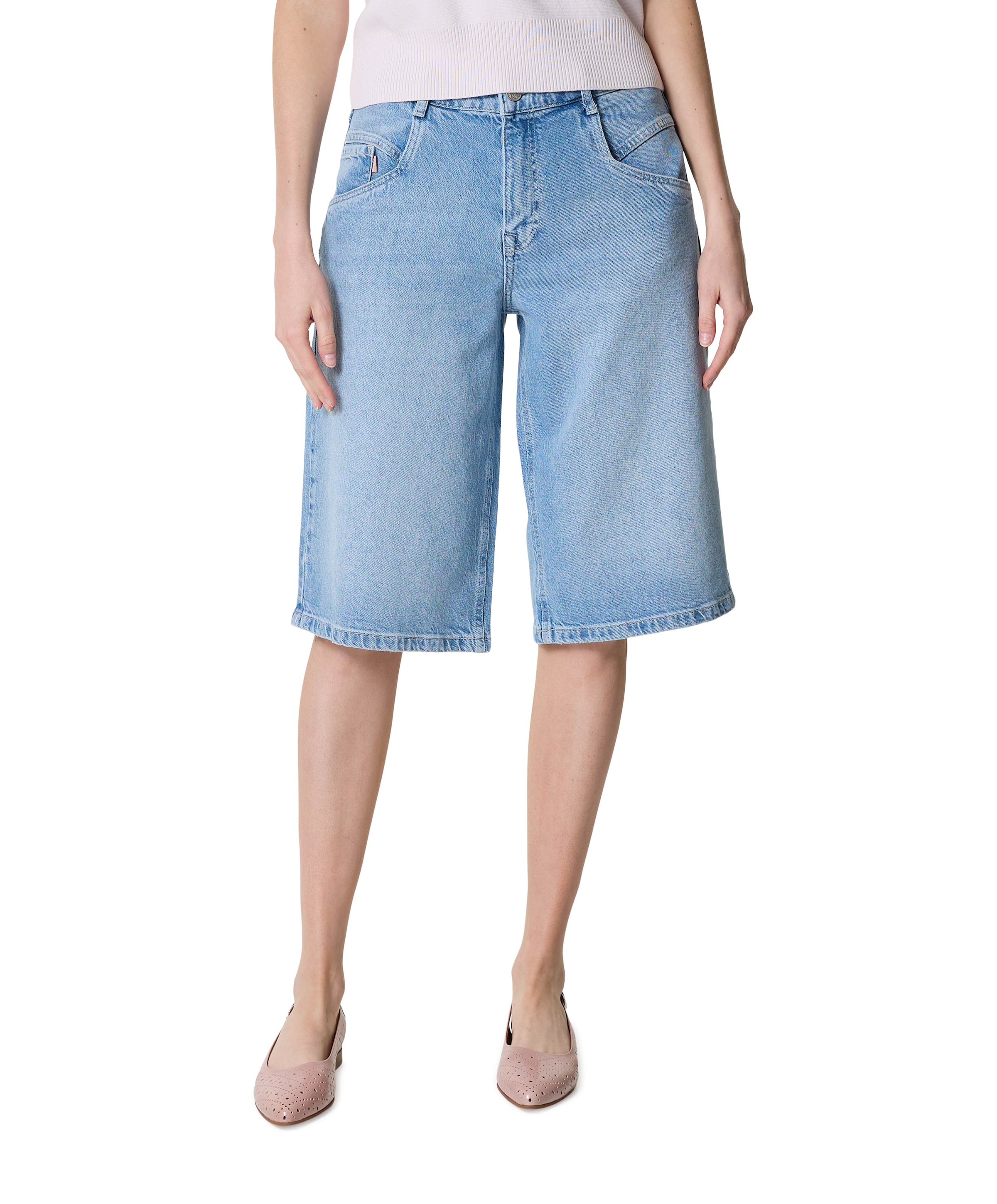 Nola - Para Mi Jeans - D194 dames jorts blauw