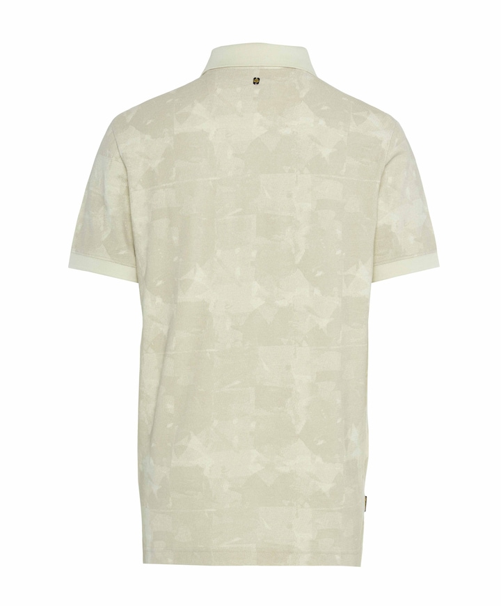 Heren polo beige