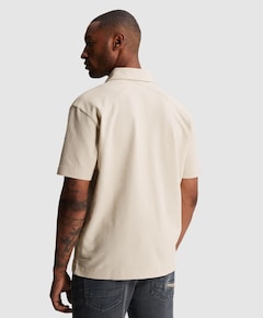 Heren polo beige