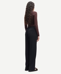 Dames longsleeve bruin