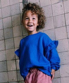 Meisjes sweater blauw