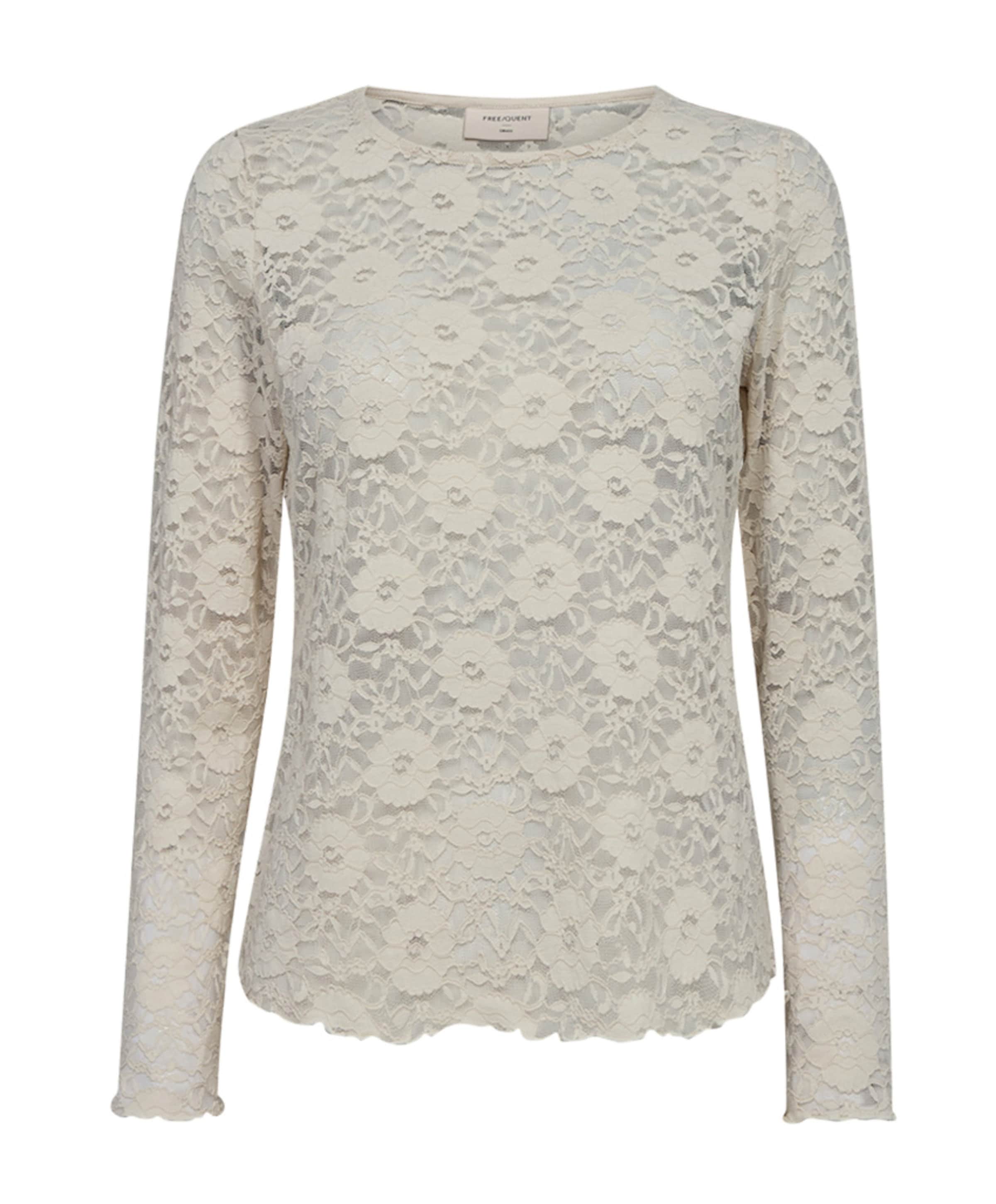 Dames top beige