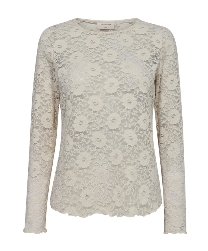 Dames top beige