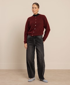 Dames vest bordeaux