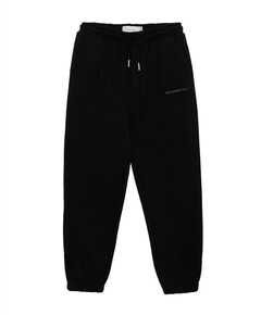 RELAXED PINTUCK SWEATPANT jongens broek zwart