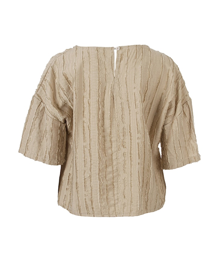 Dames top beige