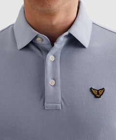 Heren polo blauw
