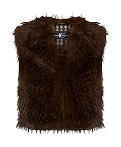 Dames gilet bruin