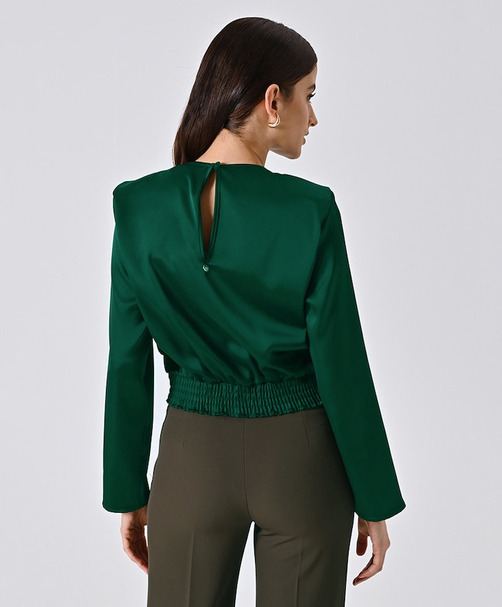 Dames blouse groen
