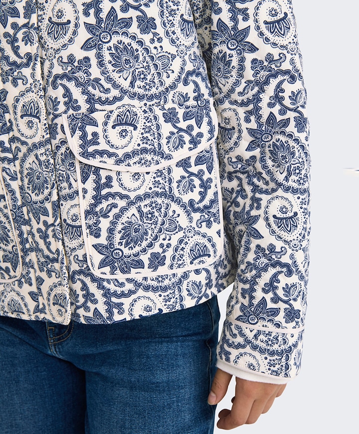 Dames jas blauw