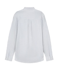 Heren overhemd lange mouw blauw