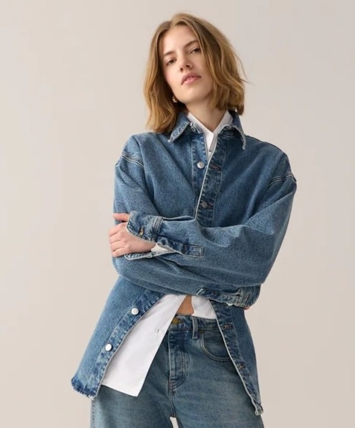 Dames blouse blauw