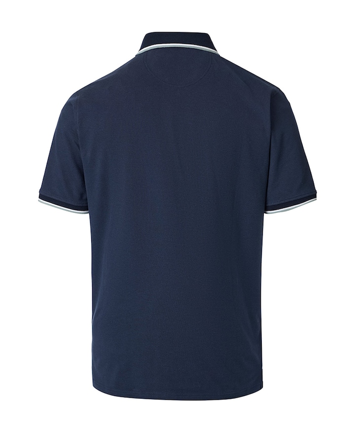 Heren polo blauw