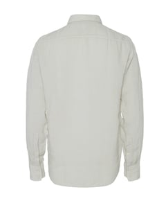 Heren overhemd lange mouw beige