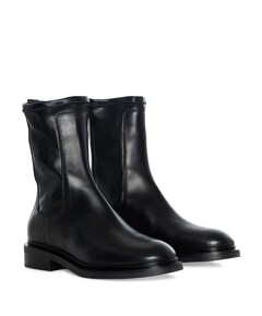 dames enkellaarzen zwart