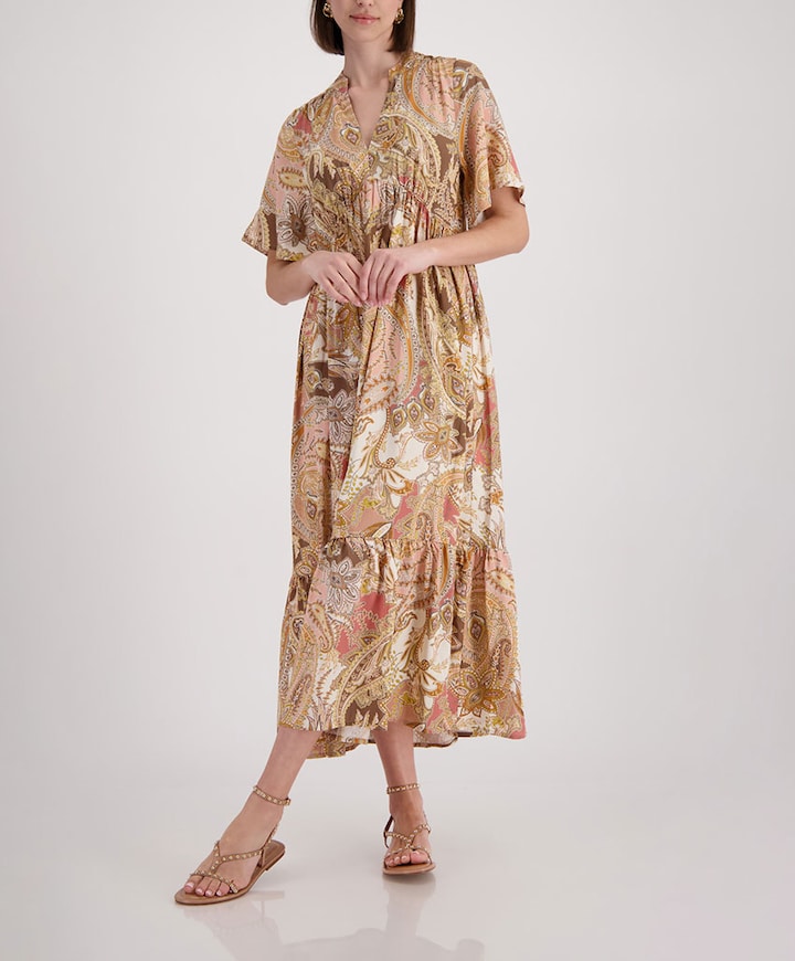 Dames jurk beige