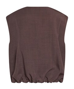 Dames gilet bruin
