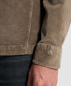 Heren overshirt bruin