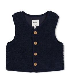 Meisjes gilet blauw