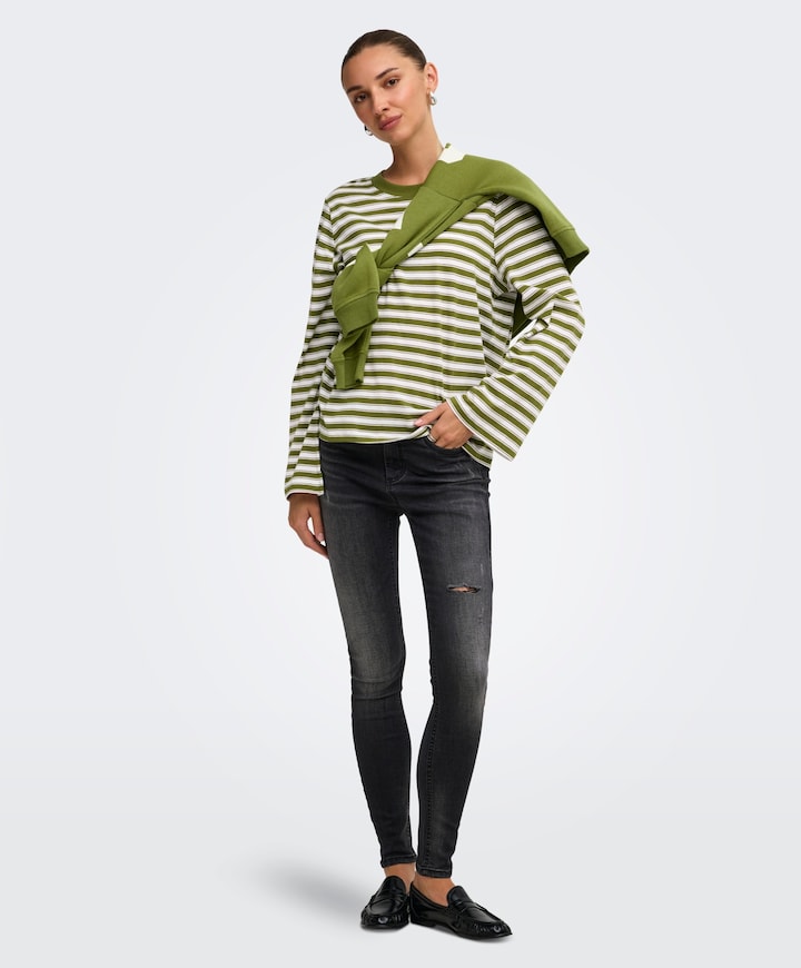 Dames longsleeve groen