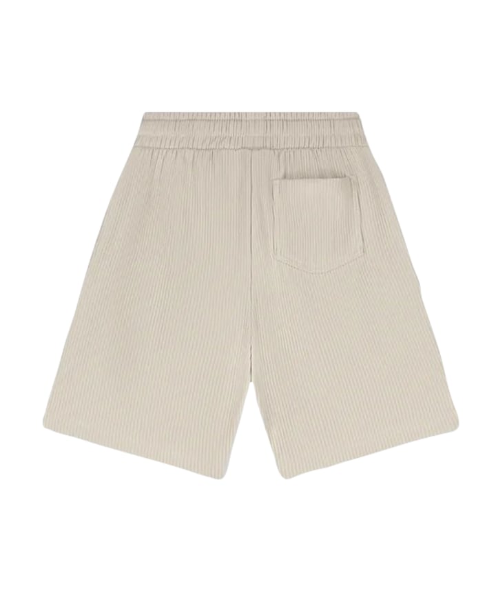 Ribbed jongens korte broek beige