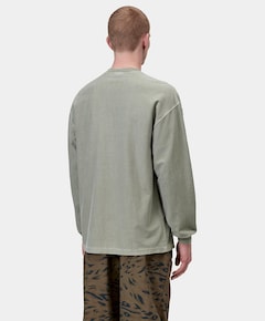 Heren longsleeve groen