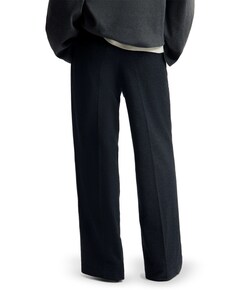 Wool tailored dames broek grijs
