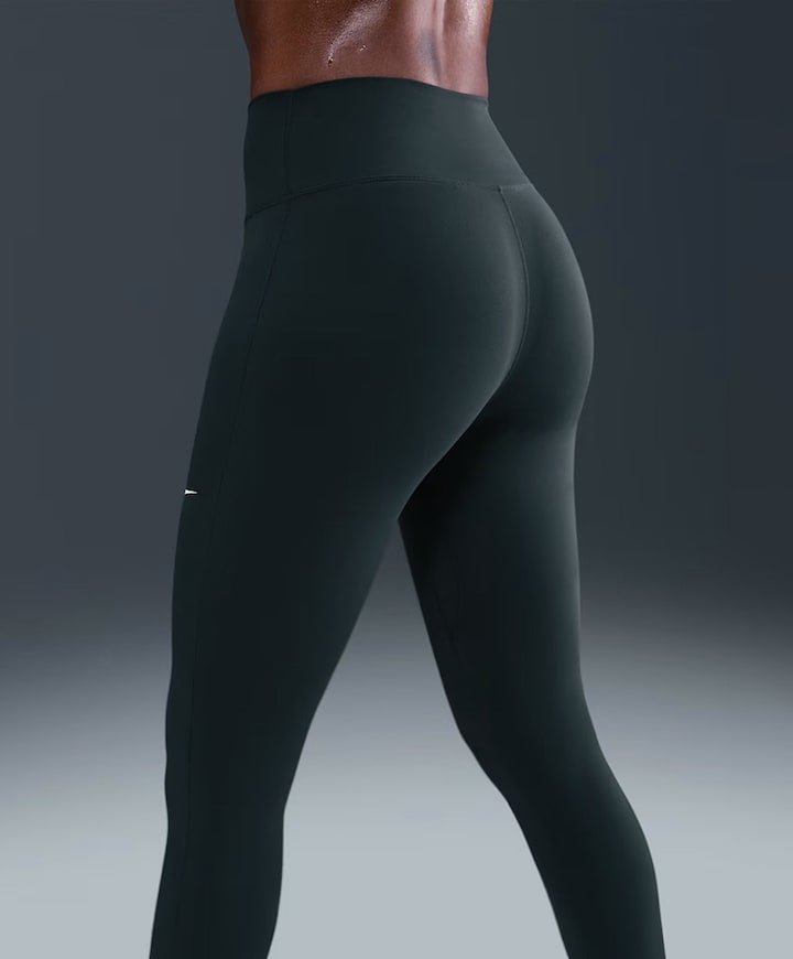 Nike One Seamless Front Women's Hig dames tight zwart