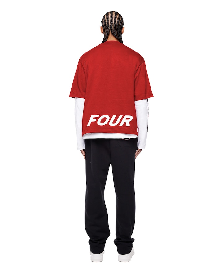 Heren T-shirt rood