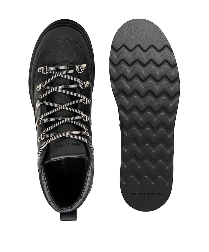 Glacier Boot Grain heren sneakers zwart