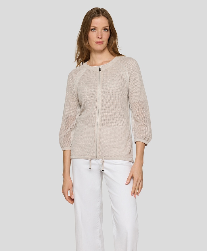 Dames vest beige
