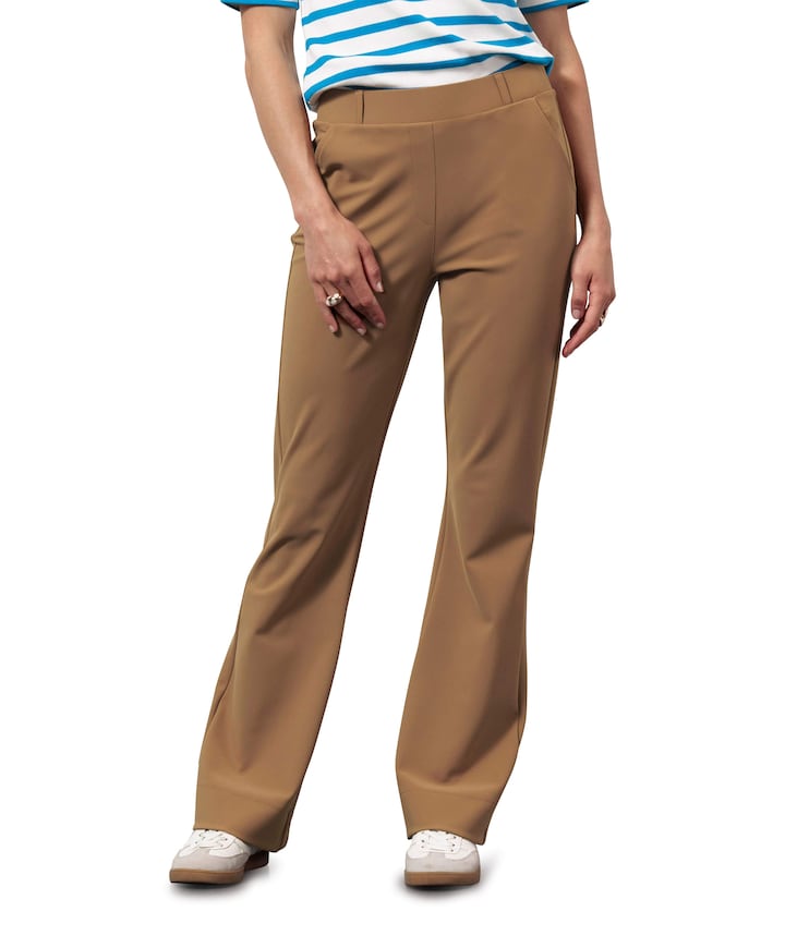 Flair bonded broek bruin