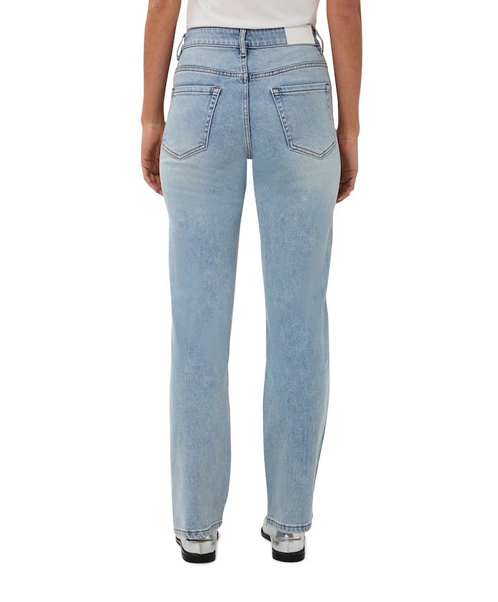 Embroidery dames jeans blauw