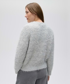 Dames vest grijs