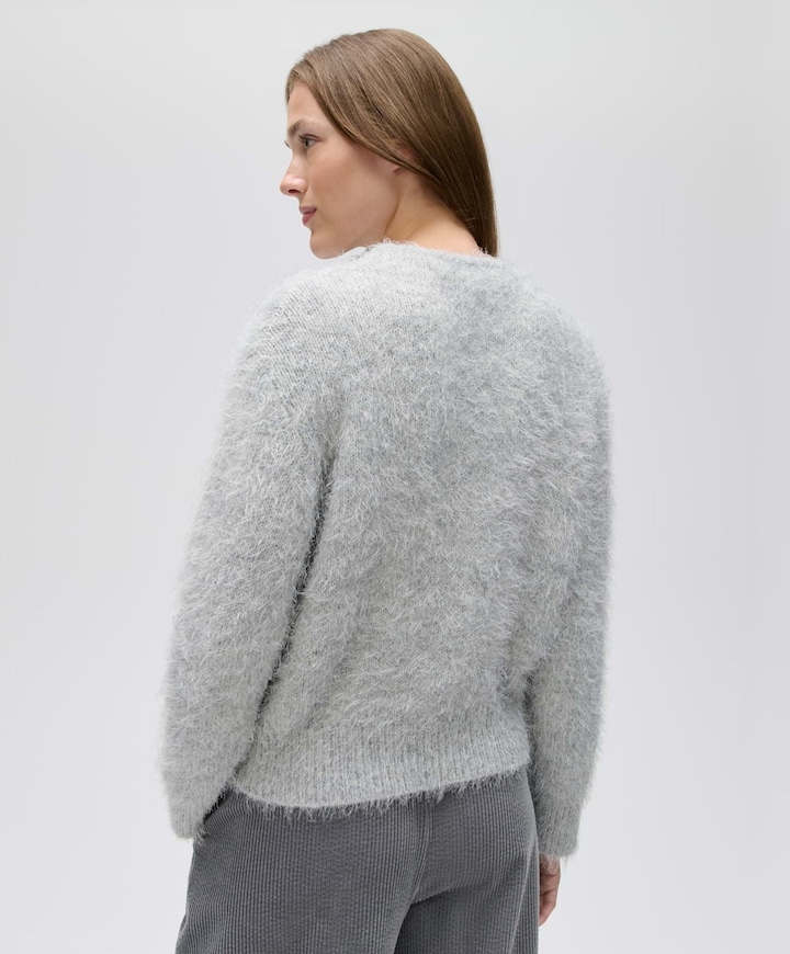 Dames vest grijs