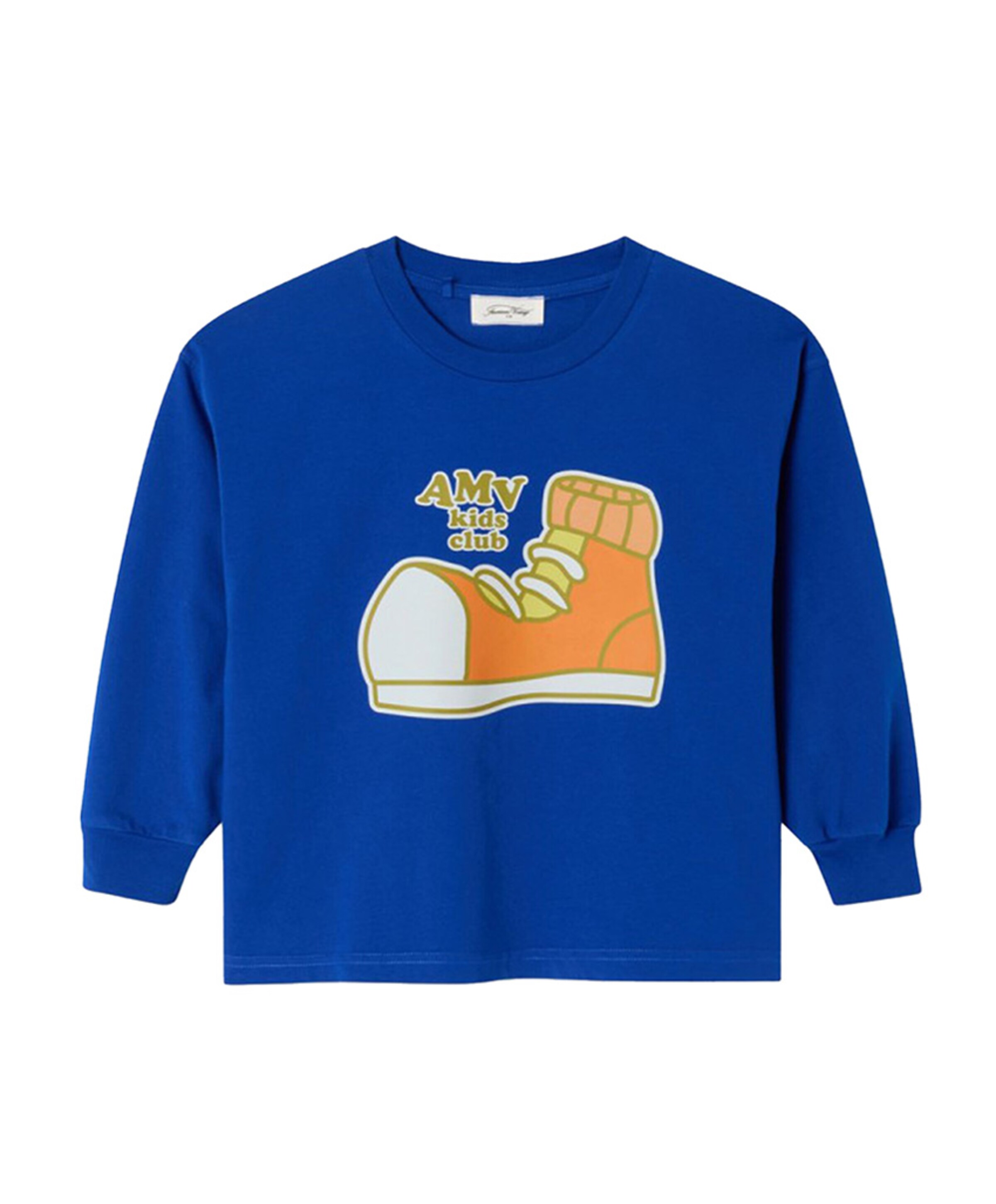 Uniseks longsleeve blauw