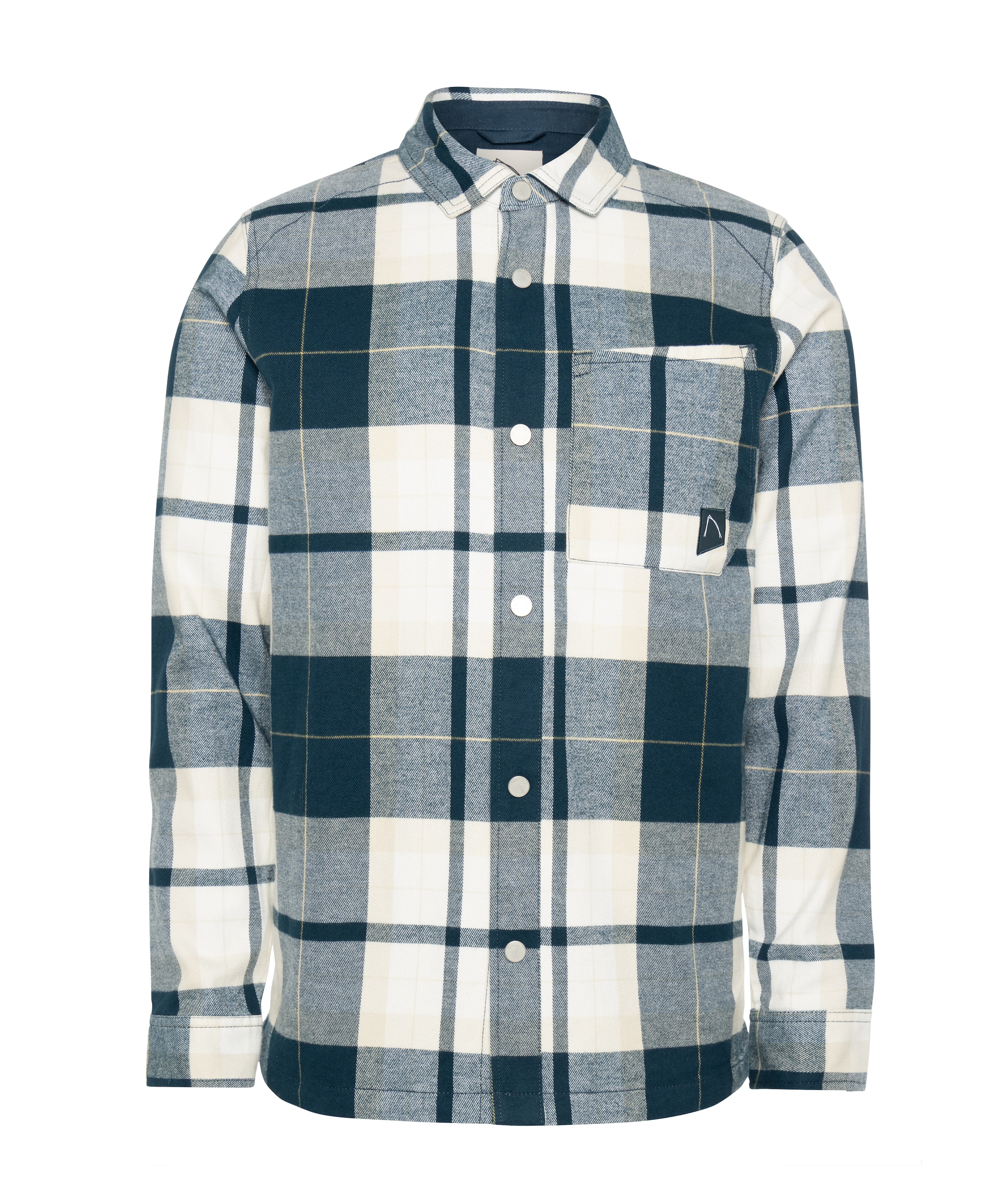 Heren overshirt blauw