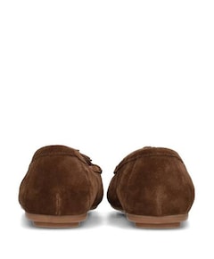 TAYA dames ballerina's bruin