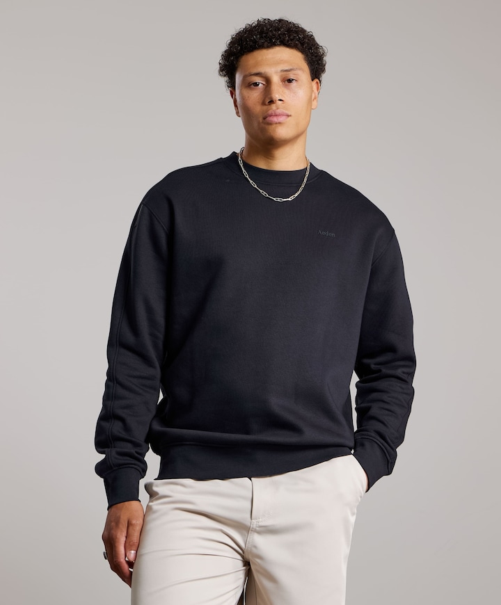Heren sweater zwart