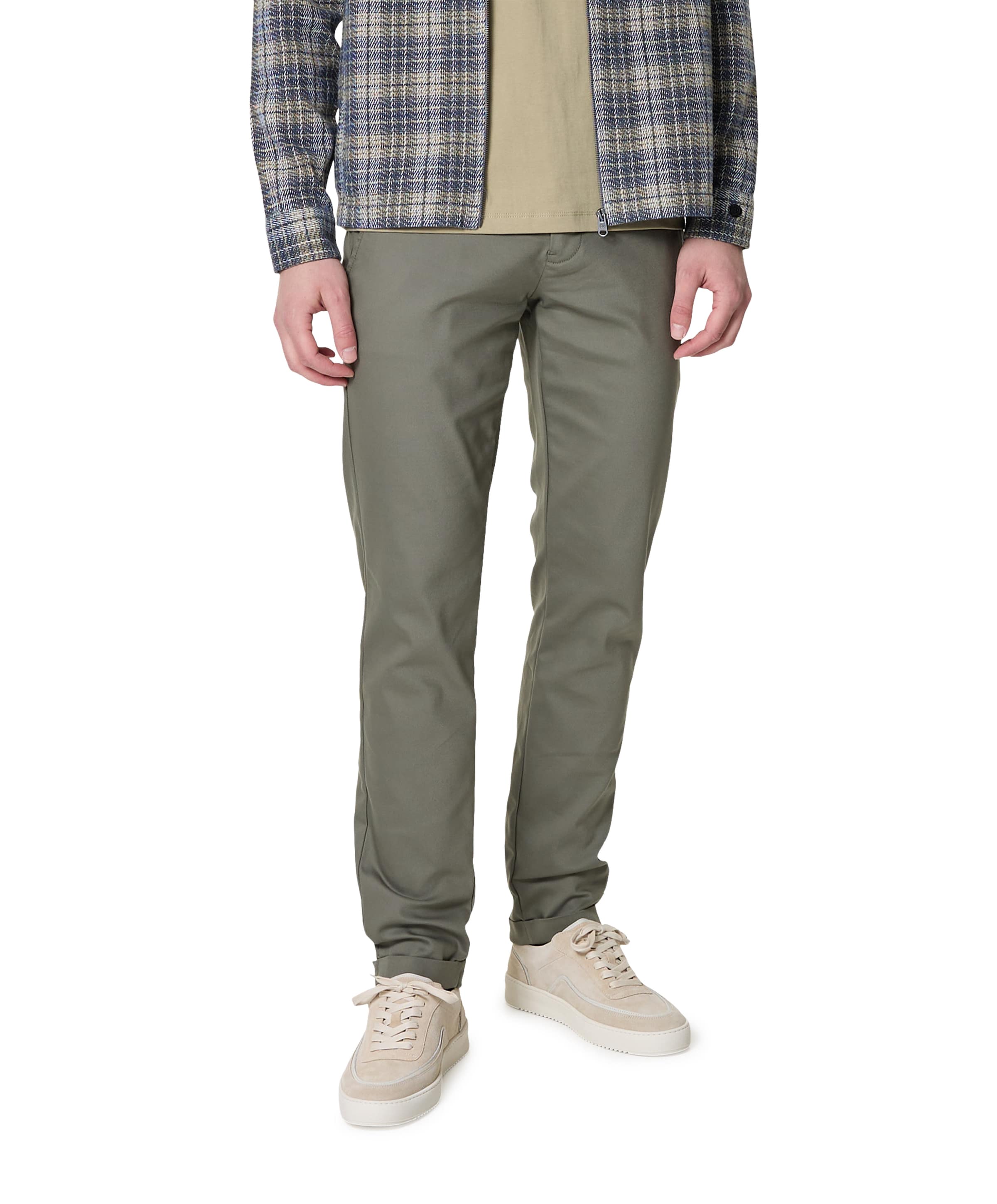 CYLAS CHINO MEGDA POWER heren broek groen