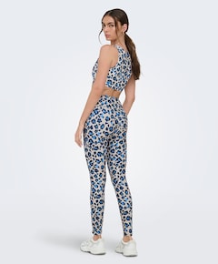 ONPRYA-2- FERN LIFE HW AOP PCK dames broek beige