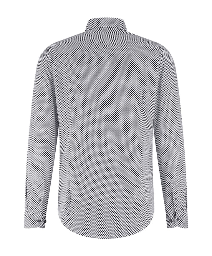 Overhemd lange mouw blauw