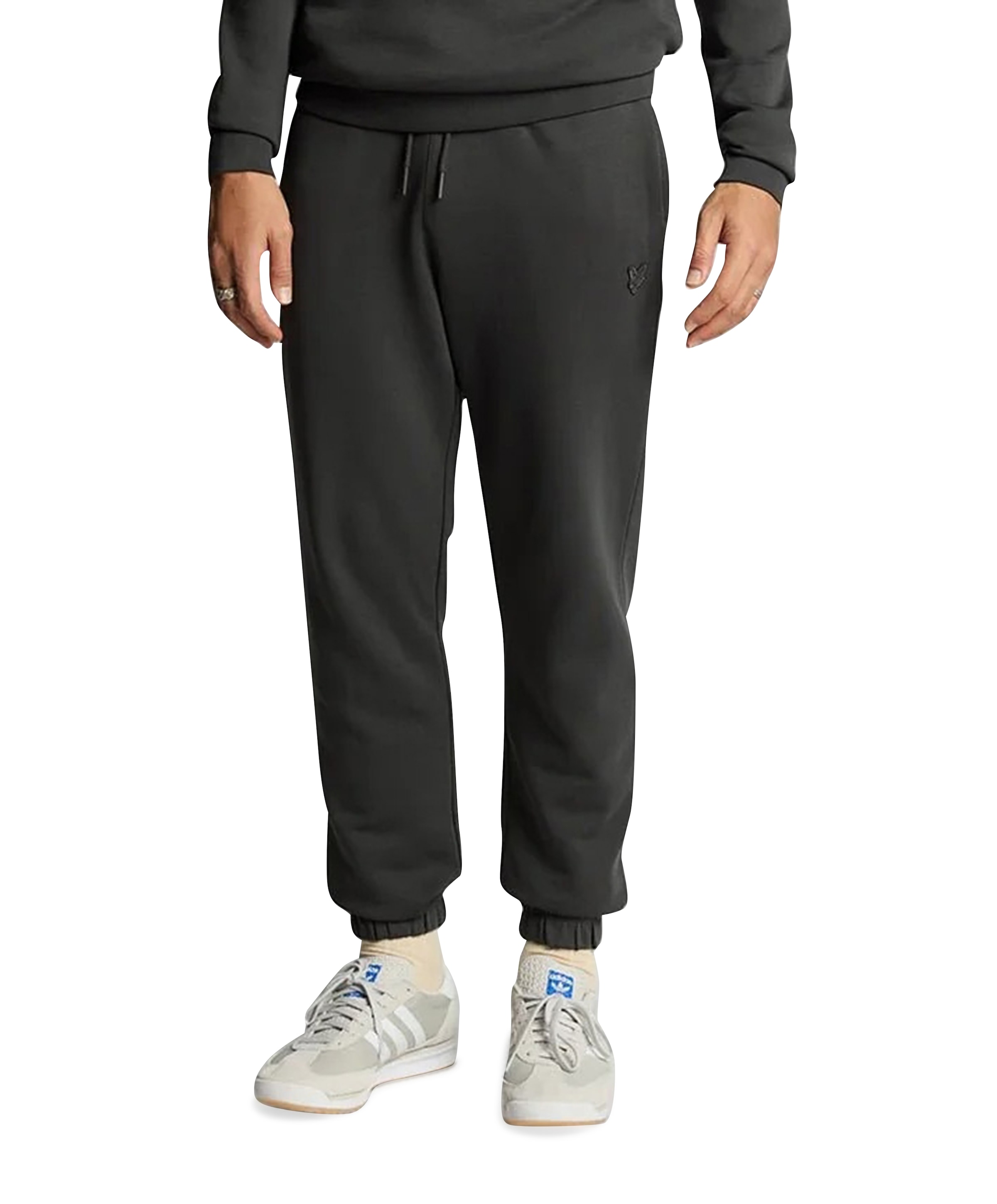 Superfine slim sweatpant heren broek grijs