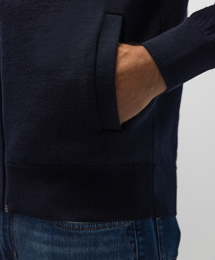 Heren vest blauw