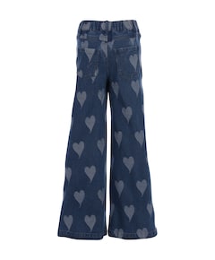 Little denim heart meisjes jeans blauw