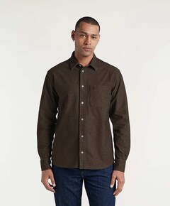 Overshirt bruin