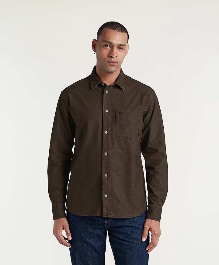 Overshirt bruin