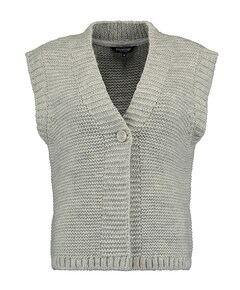 Dames gilet grijs